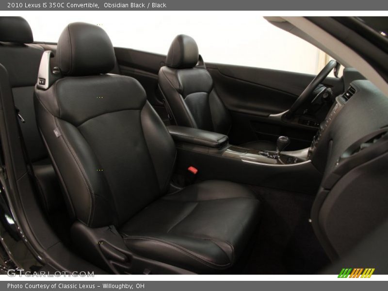 Front Seat of 2010 IS 350C Convertible