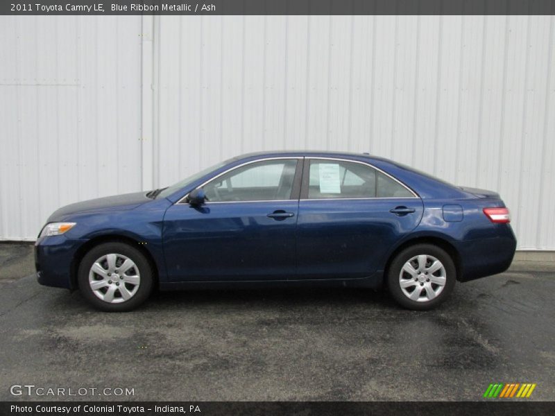 Blue Ribbon Metallic / Ash 2011 Toyota Camry LE