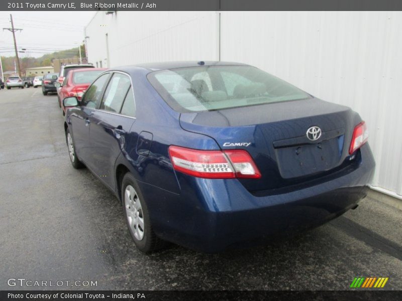 Blue Ribbon Metallic / Ash 2011 Toyota Camry LE