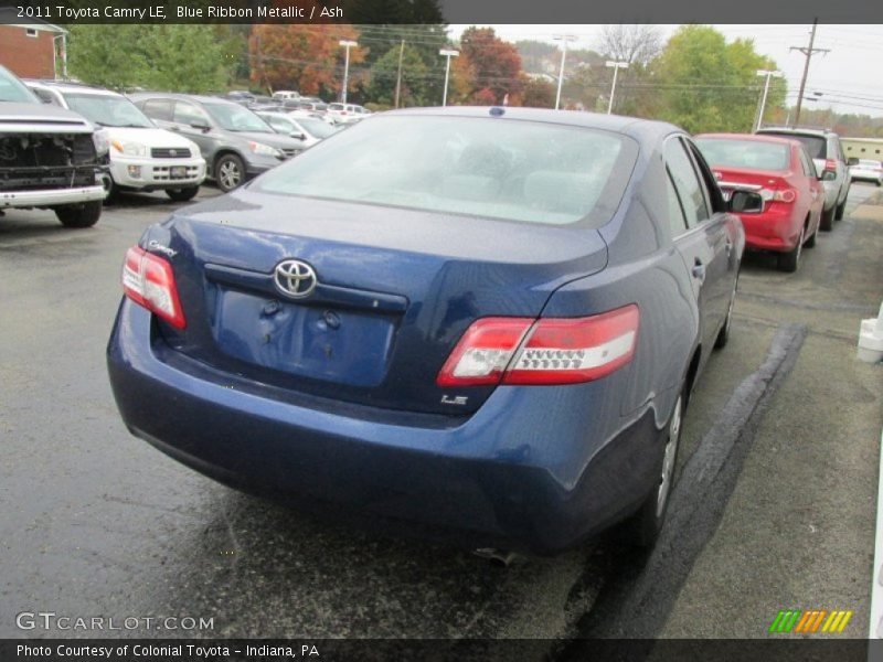 Blue Ribbon Metallic / Ash 2011 Toyota Camry LE