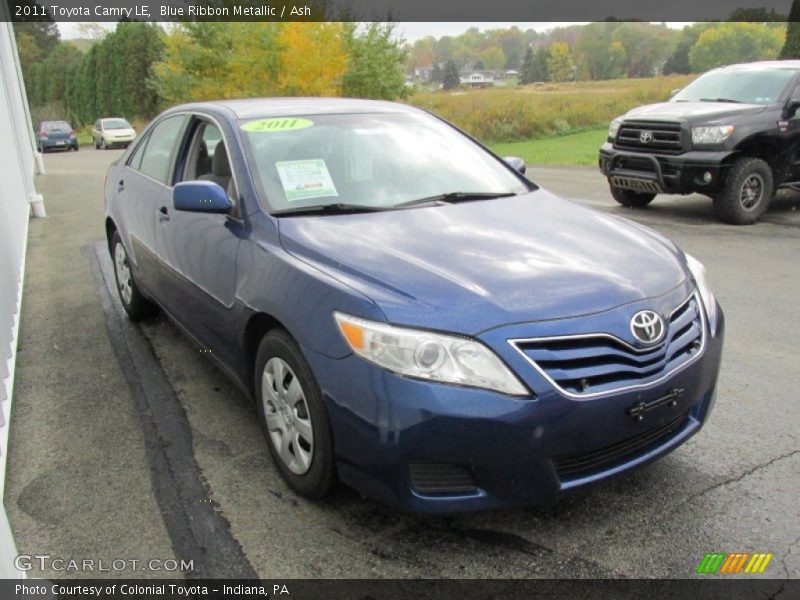 Blue Ribbon Metallic / Ash 2011 Toyota Camry LE