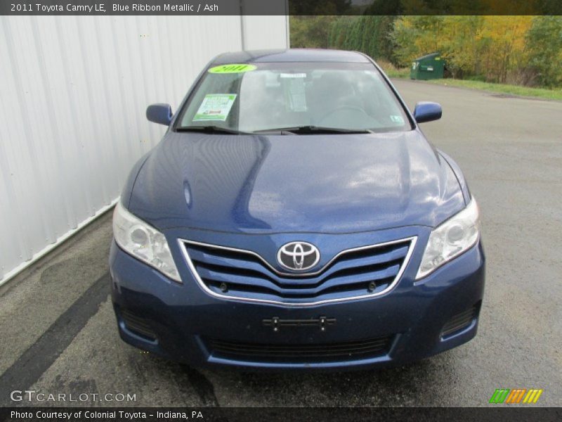 Blue Ribbon Metallic / Ash 2011 Toyota Camry LE