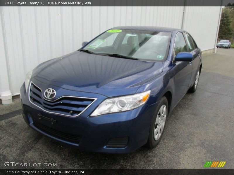 Blue Ribbon Metallic / Ash 2011 Toyota Camry LE