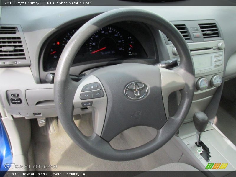 Blue Ribbon Metallic / Ash 2011 Toyota Camry LE