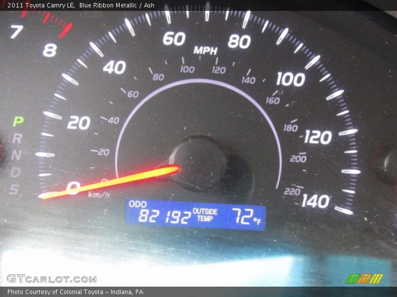 Blue Ribbon Metallic / Ash 2011 Toyota Camry LE