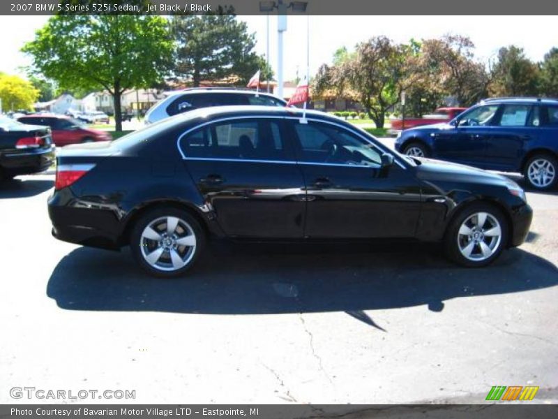 Jet Black / Black 2007 BMW 5 Series 525i Sedan