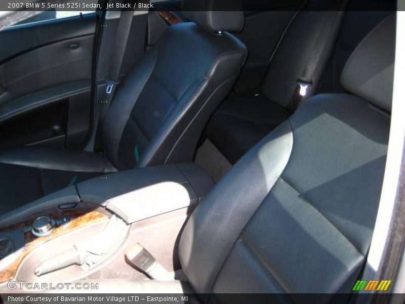 Jet Black / Black 2007 BMW 5 Series 525i Sedan