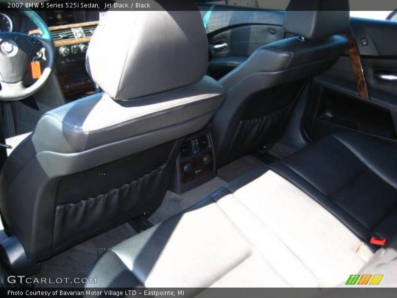 Jet Black / Black 2007 BMW 5 Series 525i Sedan