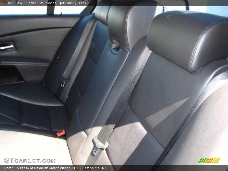 Jet Black / Black 2007 BMW 5 Series 525i Sedan