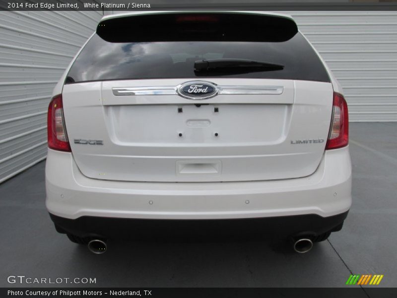 White Platinum / Sienna 2014 Ford Edge Limited