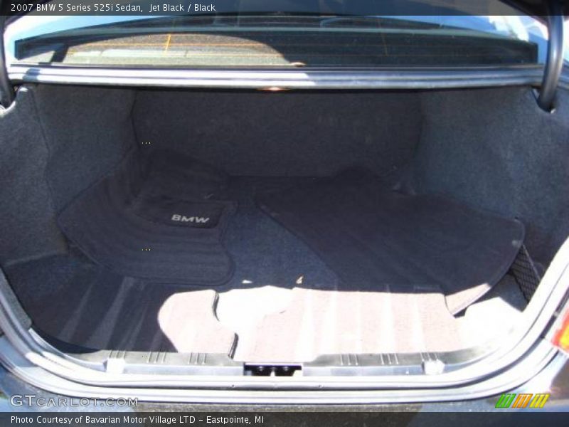 Jet Black / Black 2007 BMW 5 Series 525i Sedan