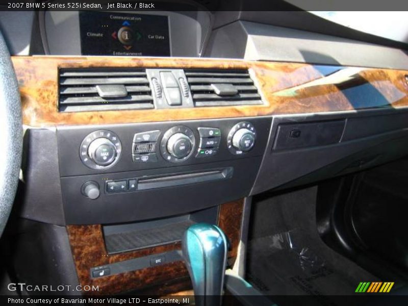 Jet Black / Black 2007 BMW 5 Series 525i Sedan
