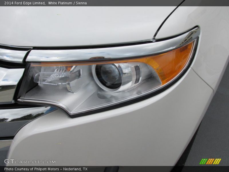 White Platinum / Sienna 2014 Ford Edge Limited