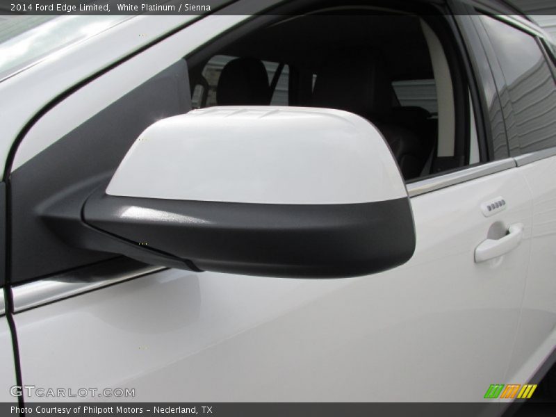 White Platinum / Sienna 2014 Ford Edge Limited