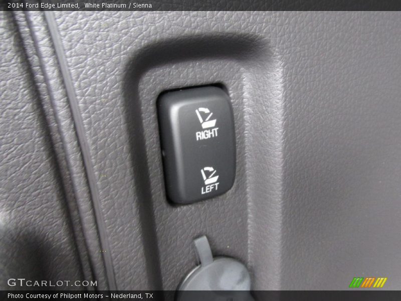 White Platinum / Sienna 2014 Ford Edge Limited