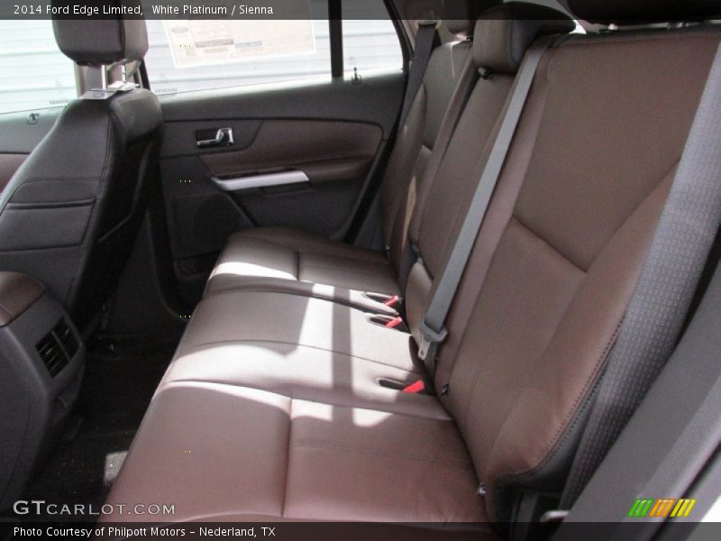 White Platinum / Sienna 2014 Ford Edge Limited
