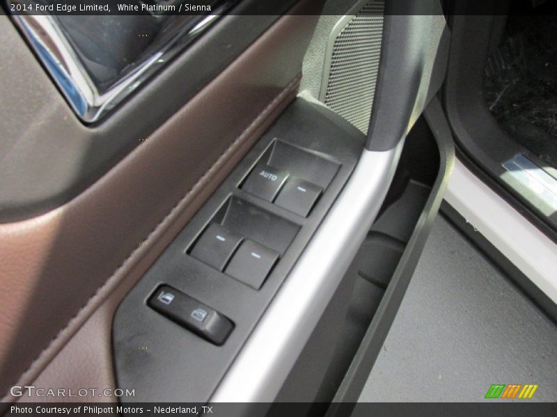 White Platinum / Sienna 2014 Ford Edge Limited