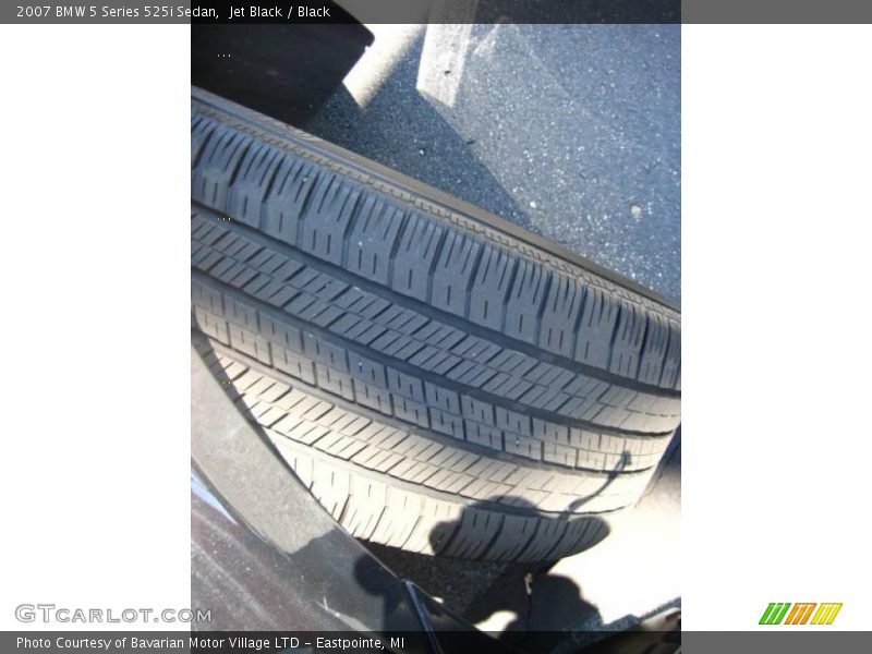 Jet Black / Black 2007 BMW 5 Series 525i Sedan