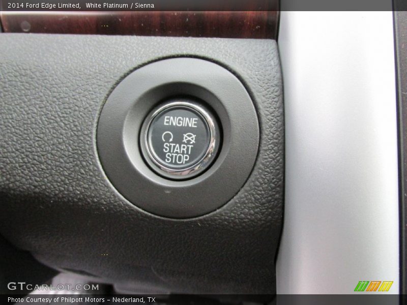 White Platinum / Sienna 2014 Ford Edge Limited