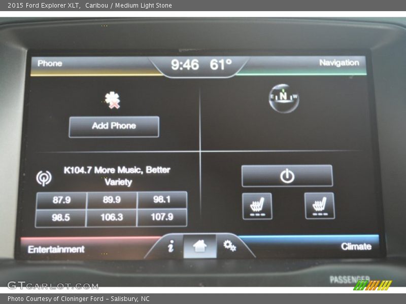 Caribou / Medium Light Stone 2015 Ford Explorer XLT