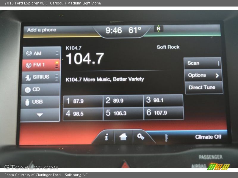 Caribou / Medium Light Stone 2015 Ford Explorer XLT