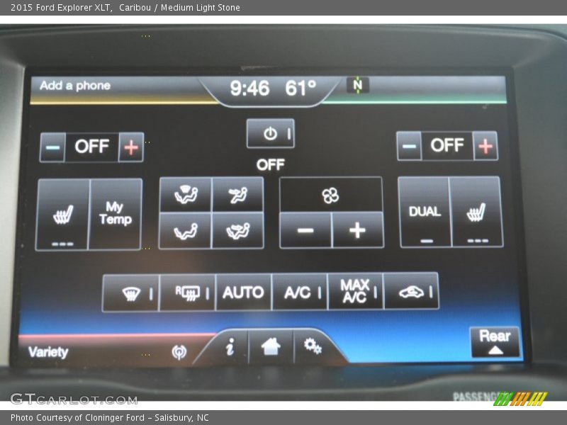 Caribou / Medium Light Stone 2015 Ford Explorer XLT