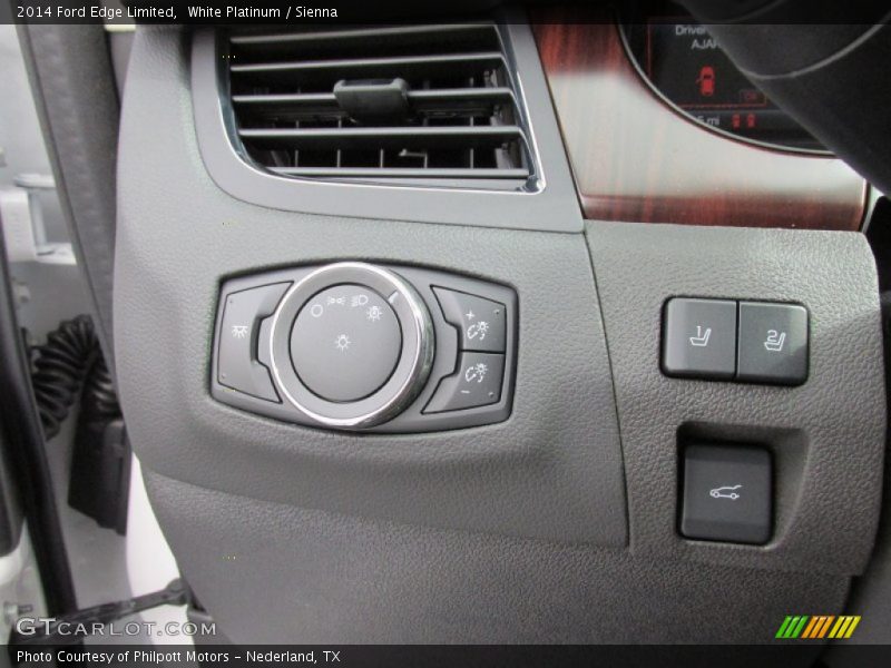 White Platinum / Sienna 2014 Ford Edge Limited