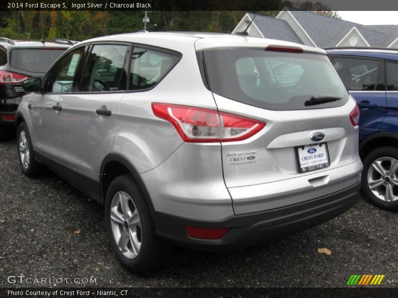Ingot Silver / Charcoal Black 2014 Ford Escape S