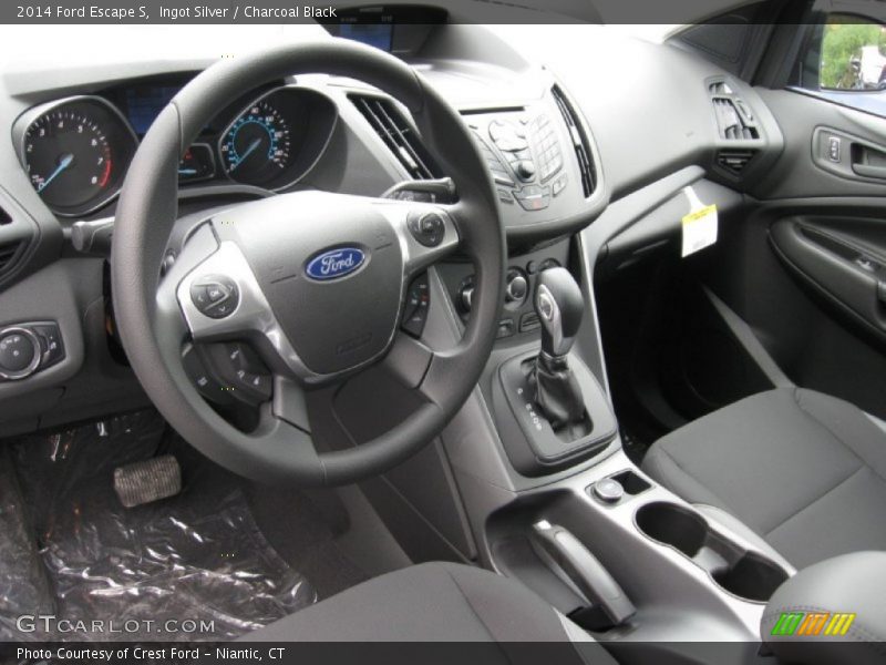 Ingot Silver / Charcoal Black 2014 Ford Escape S