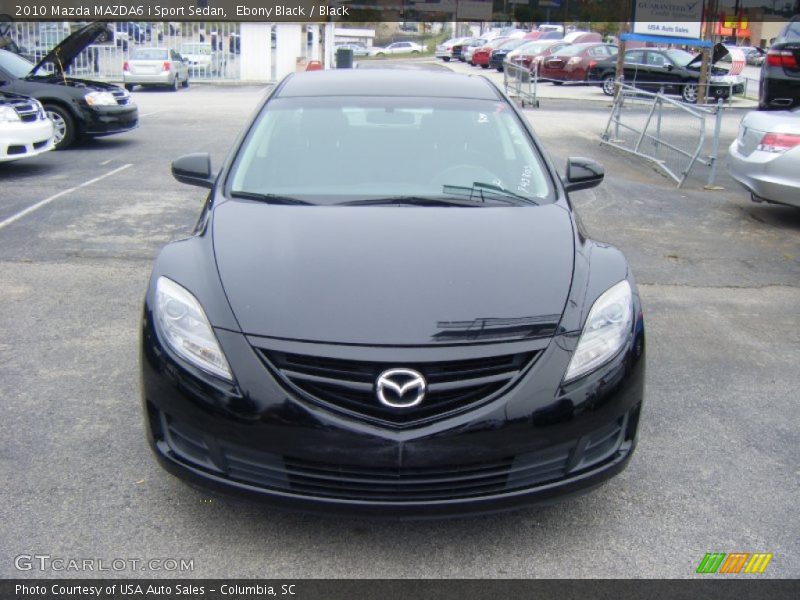 Ebony Black / Black 2010 Mazda MAZDA6 i Sport Sedan