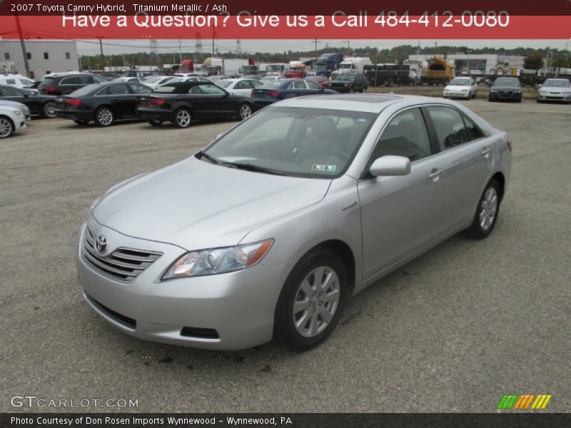 Titanium Metallic / Ash 2007 Toyota Camry Hybrid