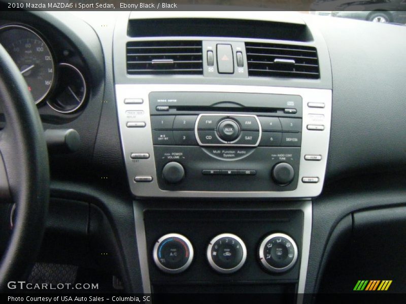 Ebony Black / Black 2010 Mazda MAZDA6 i Sport Sedan