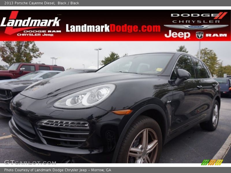 Black / Black 2013 Porsche Cayenne Diesel