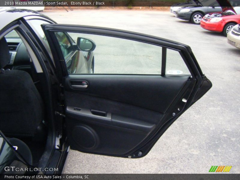 Ebony Black / Black 2010 Mazda MAZDA6 i Sport Sedan