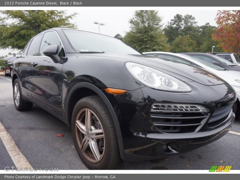 Black / Black 2013 Porsche Cayenne Diesel