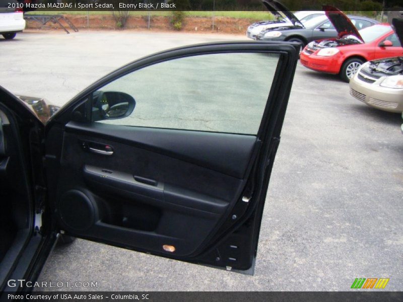 Ebony Black / Black 2010 Mazda MAZDA6 i Sport Sedan