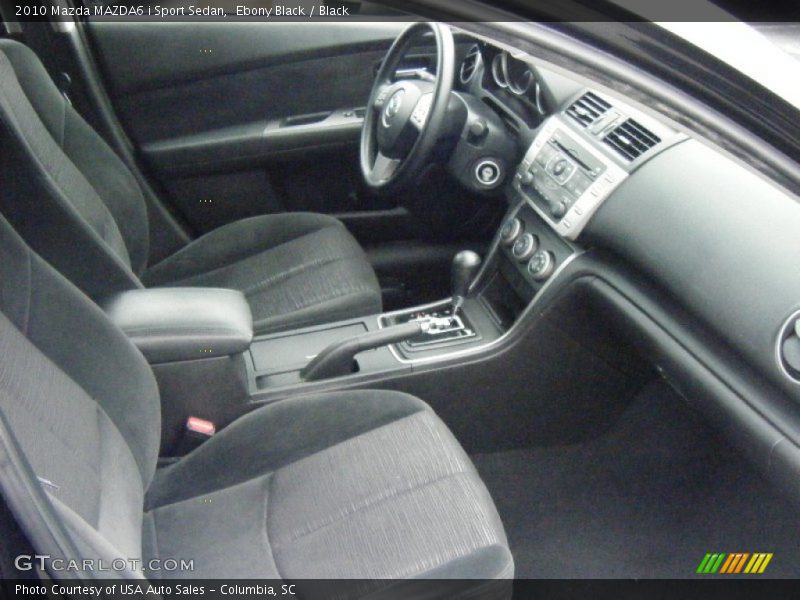 Ebony Black / Black 2010 Mazda MAZDA6 i Sport Sedan