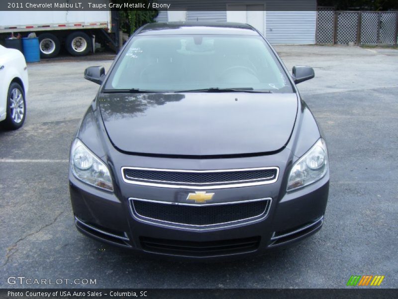 Taupe Gray Metallic / Ebony 2011 Chevrolet Malibu LT