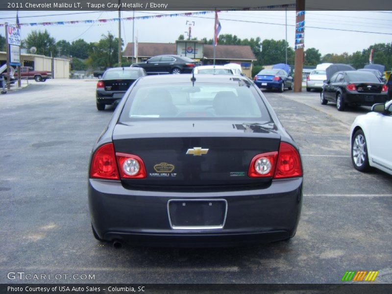 Taupe Gray Metallic / Ebony 2011 Chevrolet Malibu LT