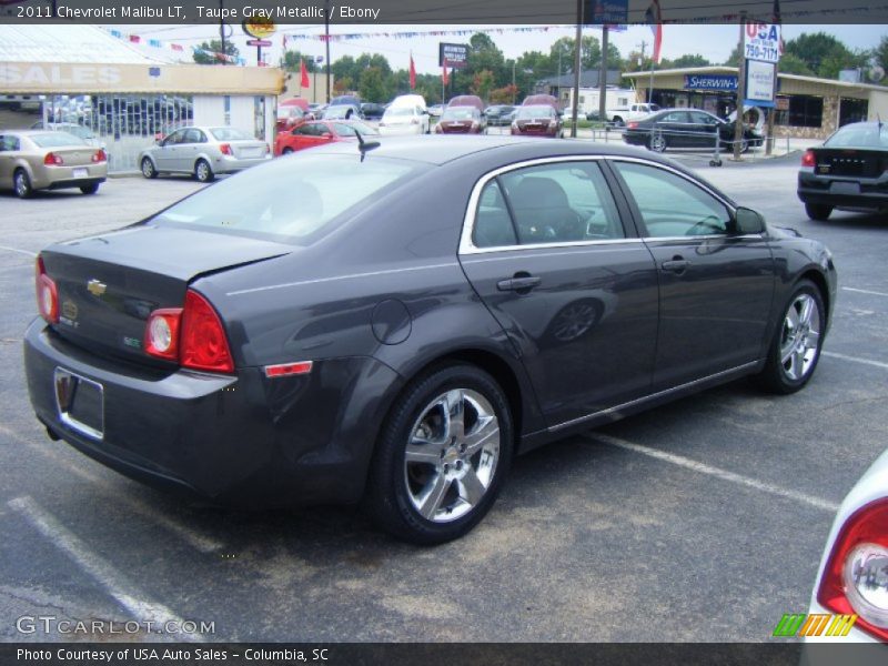 Taupe Gray Metallic / Ebony 2011 Chevrolet Malibu LT