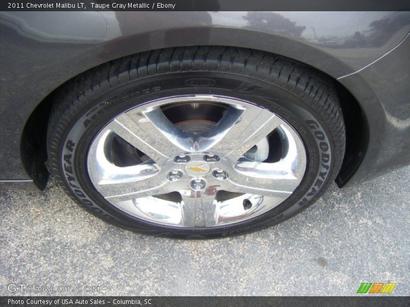 Taupe Gray Metallic / Ebony 2011 Chevrolet Malibu LT
