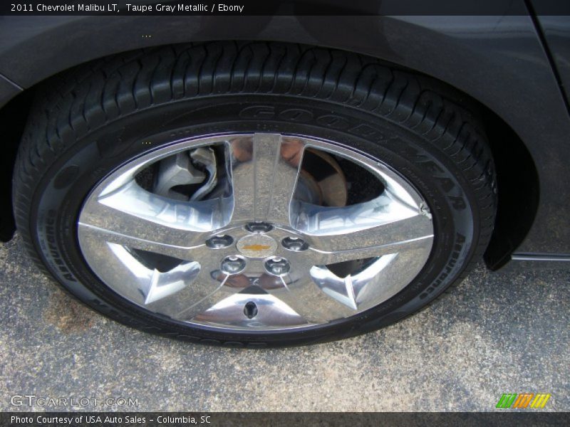 Taupe Gray Metallic / Ebony 2011 Chevrolet Malibu LT