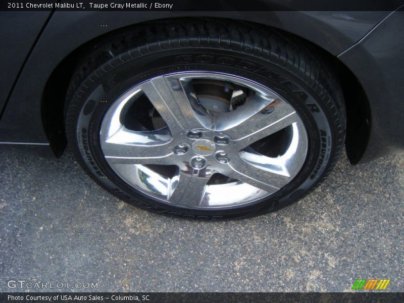 Taupe Gray Metallic / Ebony 2011 Chevrolet Malibu LT