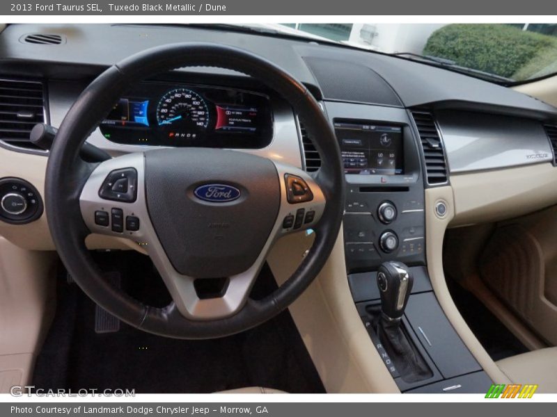 Tuxedo Black Metallic / Dune 2013 Ford Taurus SEL