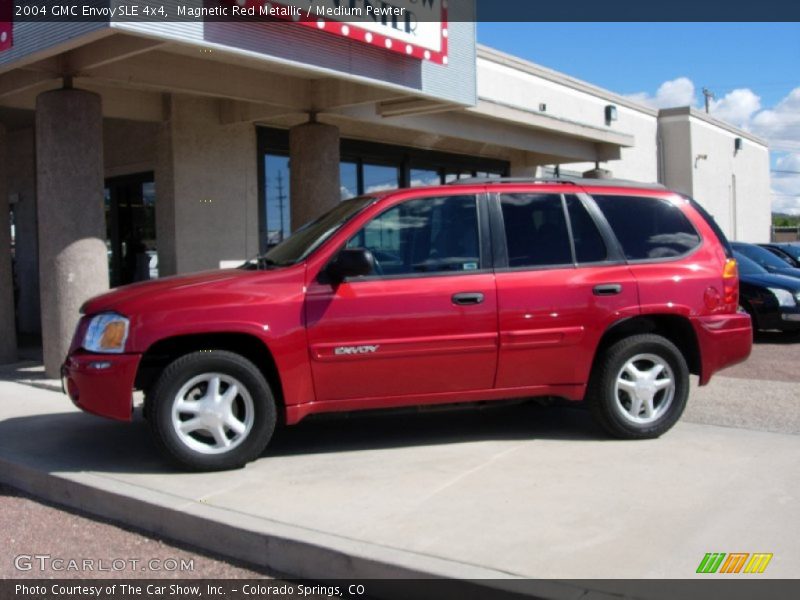 Magnetic Red Metallic / Medium Pewter 2004 GMC Envoy SLE 4x4