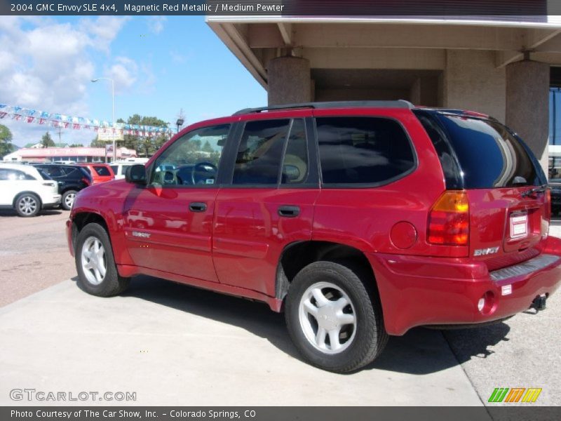 Magnetic Red Metallic / Medium Pewter 2004 GMC Envoy SLE 4x4