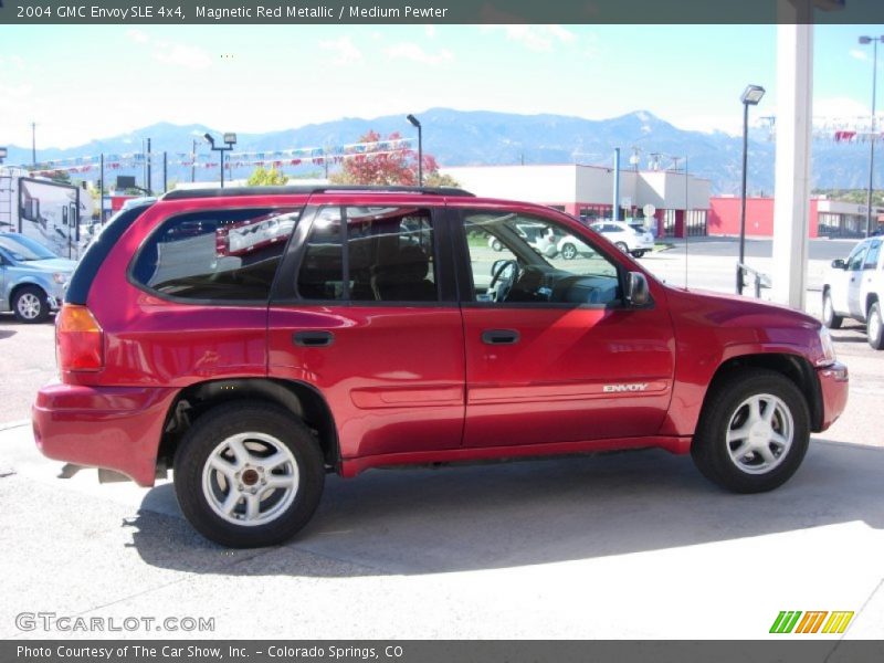 Magnetic Red Metallic / Medium Pewter 2004 GMC Envoy SLE 4x4
