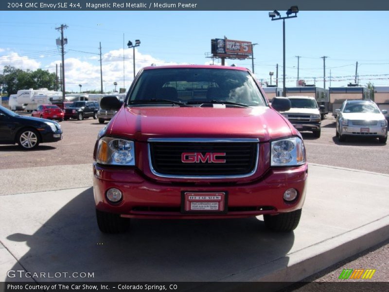 Magnetic Red Metallic / Medium Pewter 2004 GMC Envoy SLE 4x4