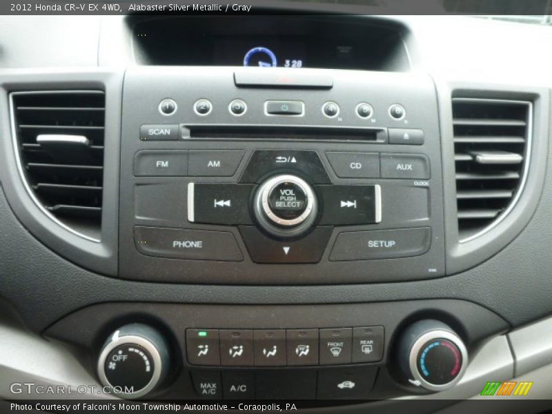 Alabaster Silver Metallic / Gray 2012 Honda CR-V EX 4WD