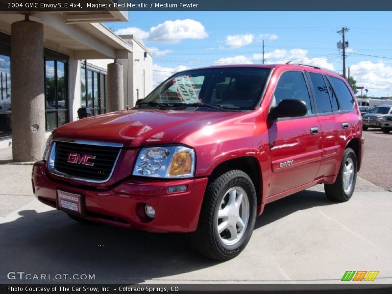 Magnetic Red Metallic / Medium Pewter 2004 GMC Envoy SLE 4x4